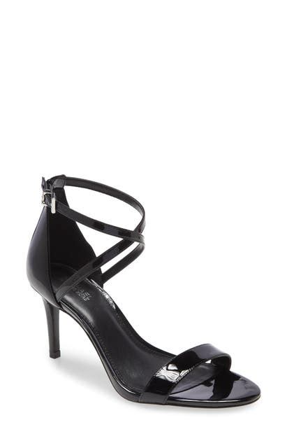 michael michael kors footwear ava strappy patent leather heel womens|MICHAEL Michael Kors Ava Patent Leather Strappy .